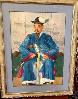 일제강점기 때 영국 화가 엘리자베스 키스가 그린 한국 무인 초상화다(사진: KBS 캡처).