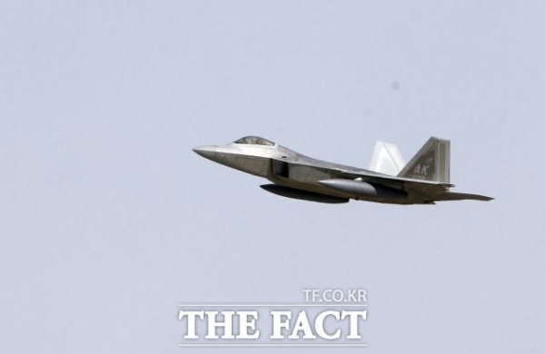 스텔스 전투기 F-22랩터(기사 관련 없음)(사진: 더 팩트 이효균 기자, 더 팩트 제공).