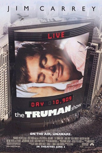 영화 '트루먼 쇼' 포스터(사진: 네이버 영화).