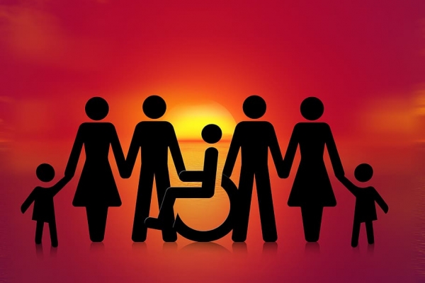 장애인도 서로 사랑하고 결혼해서 가족을 이루고 행복을 구가할 권리가 있다(사진: pxfeul 무료 이미지).