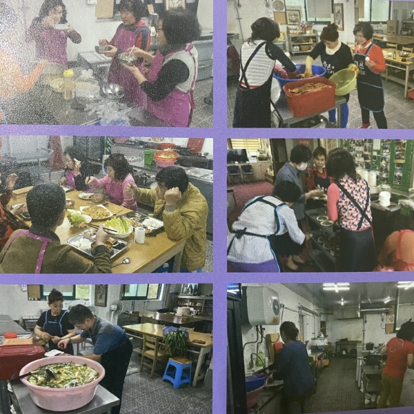 두리하나희망찾기복지회에서는 매일 장애인, 노약자분들을 위해 무료급식을 제공하고있다(사진: 취재기자 신유리).