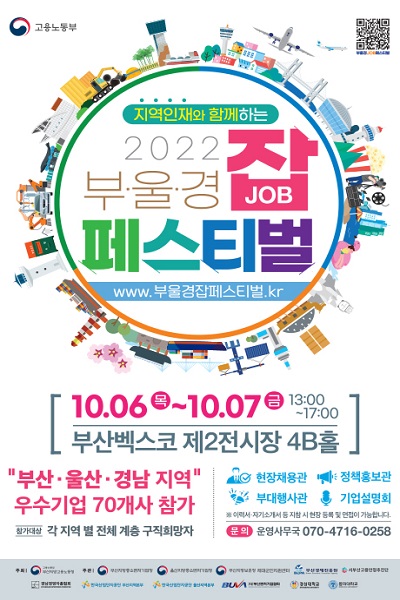 2022 부·울·경 잡페스티벌 포스터다(사진: 에듀인잡 제공).