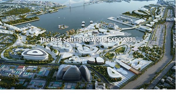 2030부산세계박람회가 열리는 부산북항 일대 박람회장 조감도(사진: 부산시 제공).